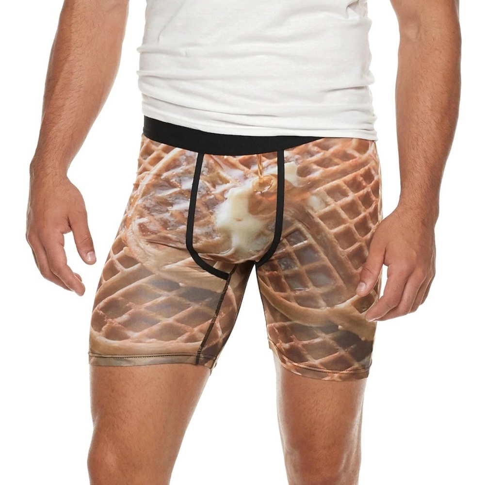 ❌SOLD❌ 🎉HP🎉 NEW Bacon Waffles Boxer Briefs Set - Picture 3 of 7